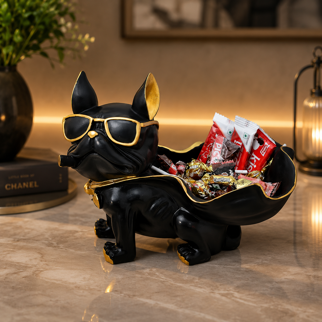 Cool Bulldog Decorative Organizer for Home Decor