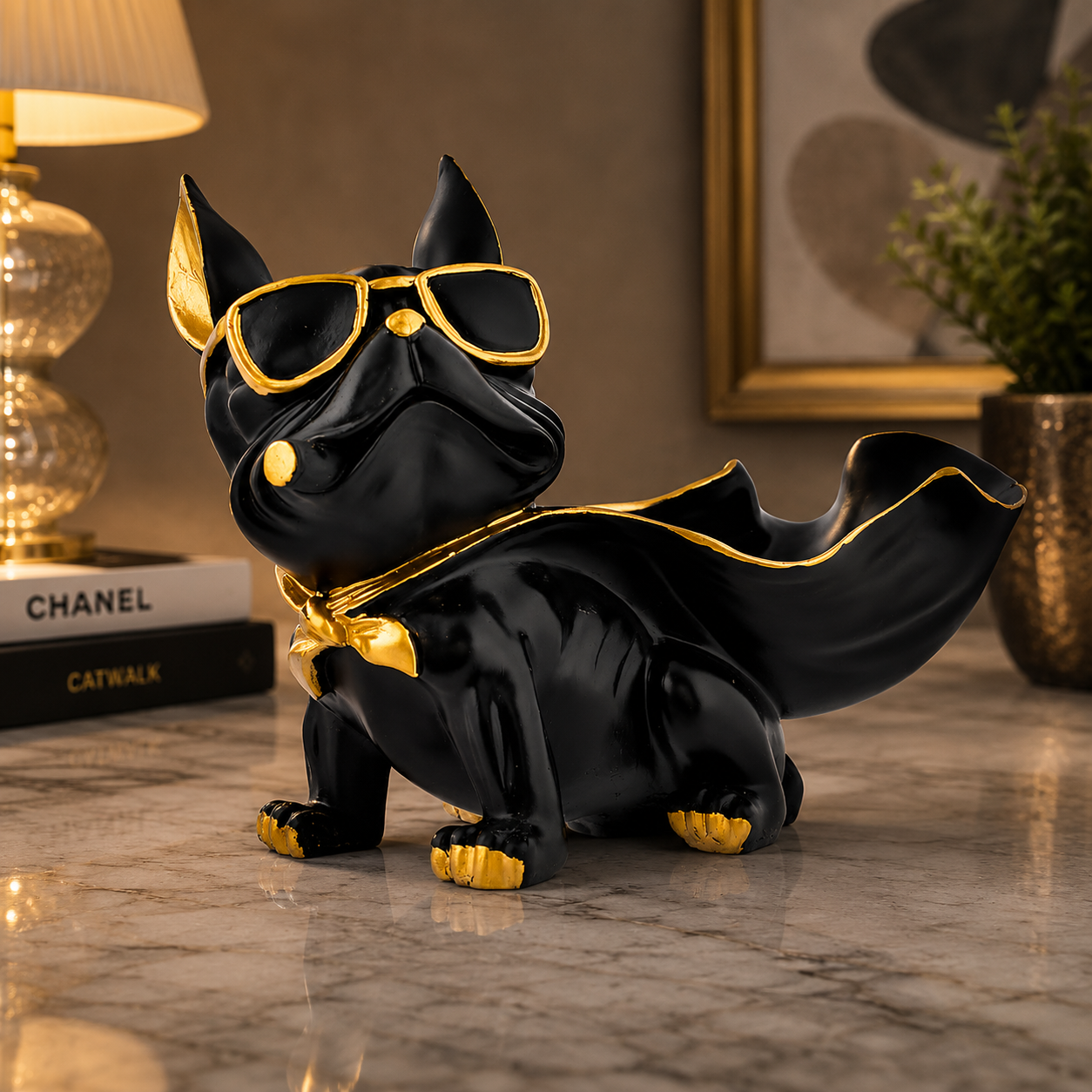 Cool Bulldog Decorative Organizer for Home Decor