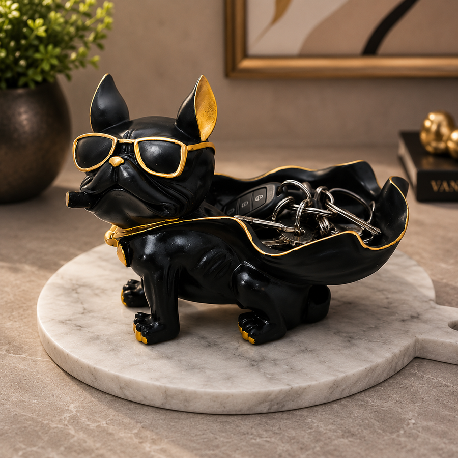Cool Bulldog Decorative Organizer for Home Decor